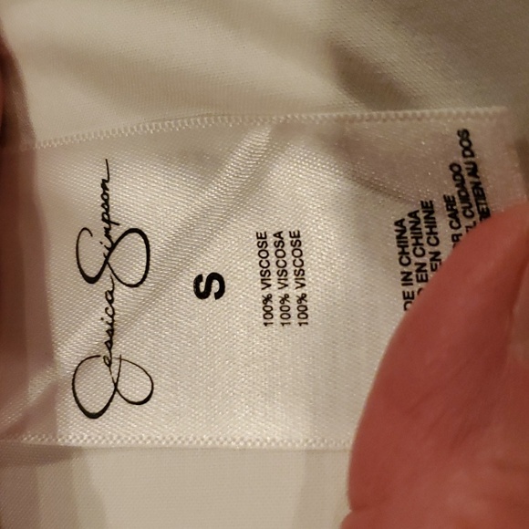 Jessica Simpson C. Dancer Papaya White Cover Up Dress. Size Small - Picture 7 of 8